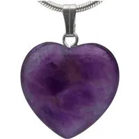 Lebensquelle Plus Kettenanhänger Amethyst, Herzanhänger