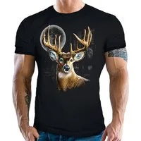 LOBO NEGRO® T-Shirt für Jäger: Auf der Pirsch nach dem Hirsch