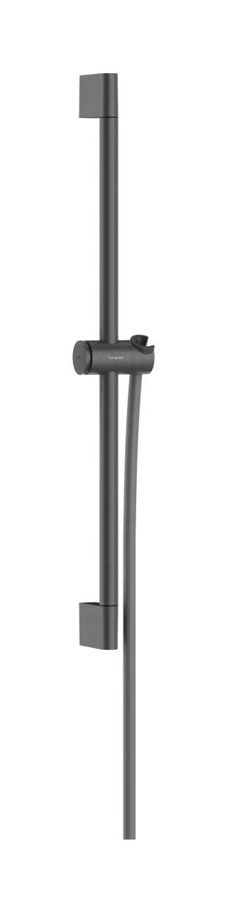 Hansgrohe Brausestange Unica/Pulsify 650mm mit Push Schieber Brushed Black Chrome,24400340 24400340