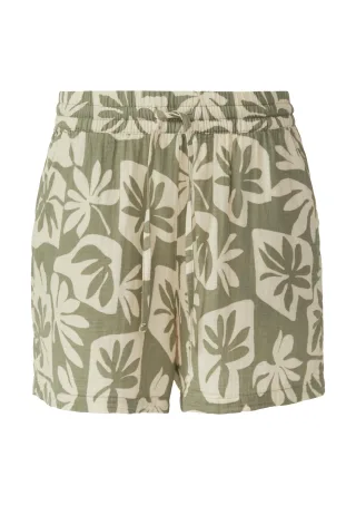 qs - Hose grün|beige - Gr. - 40