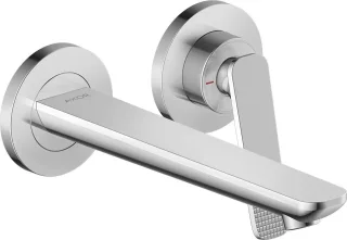 Hansgrohe 2-Loch WTA Wand Unterputz Axor Citterio C mit Auslauf 195 mm Cubic cut chrom, 49111000 49111000