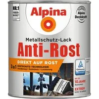 Alpina Metallschutzlack Anti-Rost, 750 ml, matt