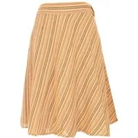 Guru-Shop Minirock Leichter gestreifter Wickelrock, Boho.. alternative Bekleidung