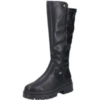 Rieker Winterstiefel Langschaftstiefel, Plateaustiefel mit Stretch am Schaft, TEX-Membrane