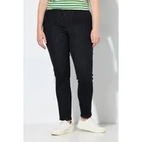 Ulla Popken Jeggings Jeggings schmales Bein Elastikbund Biobaumwolle
