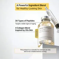Sungboon Editor Gesichtsserum Deep Collagen Silk Peptide EGF Intensive Ampoule 40ml – Koreanisches Serum mit 30 Peptiden, Hyaluron, Collagen & Gold-Komplex, für alle Hauttypen