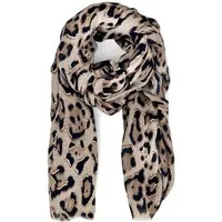 styleBREAKER Modeschal Schal Leoparden Muster Gold Metallic, (1-St)