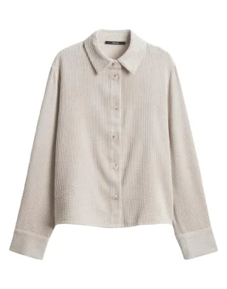 someday - Lockere Cordbluse - Zortney modern beige - Gr. - 38