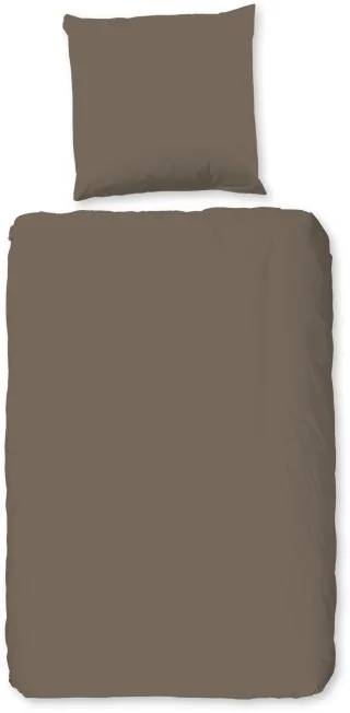 PURE luxury collection Bettwäsche "Pure uni" 3 Stk. Mikrofaser, Pflegeleicht, Weich, unifarben, Reißverschluss