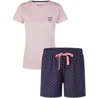 By Louise Shorty Modischer Damen Schlafanzug kurz (2 tlg) Baumwolle