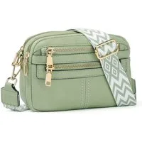 TAN.TOMI Umhängetasche Crossbody Bag Damen Umhängetasche Moderne Taschen Modisch, Vielseitig mit Verstellbarer Schulterriemen
