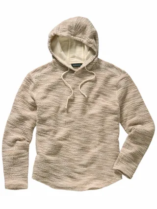 Mey & Edlich Herren Finca-Hoodie Beige 93 % Baumwolle, 5 % Polyester, 2 % Elasthan