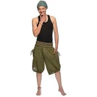 SIMANDRA Haremshose Varkala Herren Short gesmokt (1-tlg) mit elastichem Bund
