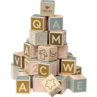 Micki Buchstaben Unisex Kinder Spielbausteine, (36 St)