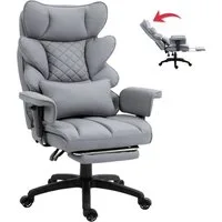 Dowinx Gaming-Stuhl Bürostuhl Ergonomisch mit Taschenfeder-Kissen (Packung), Chefsessel mit weiche Rückenlehne und verstellbare Lendenkissen