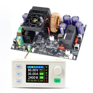 Sinilink XY8030S DC Power Supply 80V 30A 2400W Adjustable Voltage Current Converter Module True Color LCD MPPT Solar Cha