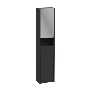 VitrA New Integra Square Hochschrank Compact mit 2 Türen inklusive Spiegel und Ablage 30 Matt,80347 80347