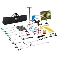 MSW Reparatur-Set Dellenreparatur Set 85-teilig Ausbeulwerkzeug PDR Gleithammer, 85-St.