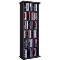 VCM Standregal Holz CD DVD Stand Regal Schrank Ständer Vostan, 1-tlg., 92x31x18cm Schrank, stehend