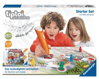 Ravensburger 00501 - tiptoi: Starter-Set mit Stift und Spiel: Die Englisch-Detektive