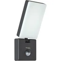 Oktaplex lighting LED Außen-Wandleuchte Pica IP65 Außenleuchte mt Bewegungsmelder 9m / 140 Grad, Bewegungsmelder, LED fest integriert, Warmweiß, flexible Außenlampe IP65 Leuchte 10W 800lm anthrazit