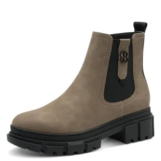 s.Oliver Shoes - Da.-Stiefel dark taupe - Gr. - 38