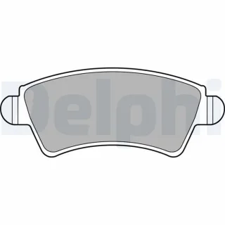 Delphi Bremsbel?ge vorne Citroen Xsara Peugeot 206 306