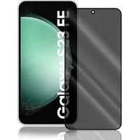 Numerva Schutzfolie Panzer Folie Echt Glas Folie für Samsung Galaxy S23 FE, (1x Schutzfolie 2x Reinigungstücher), Anti Spy Schutzfolie Blickschutz Glasfolie Sichtschutzfolie