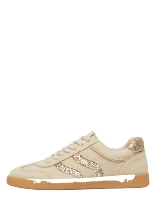 s.Oliver Red Label - Sneaker mit Details beige - Gr. - 37