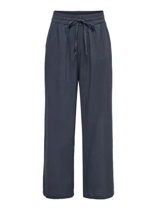 ONLY - ONLTIZANA COTTON LOOSE PANTS WVN NOOS Ombre Blue - Gr. - S