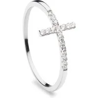 NANA KAY Fingerring Very Petite, ST1230, mit Kreuz-Element