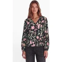 STREET ONE STUDIO Langarmbluse mit Blumenmuster