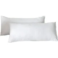 KONO Kissenbezüge 2er Set, Mikrofaser, weich, atmungsaktiv, waschbar pflegeleicht, (2 Stück), 40*80cm*2pcs