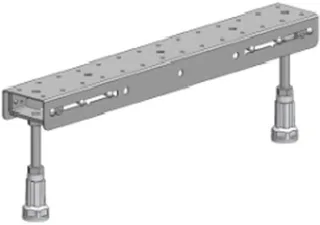 Hoesch 1 Paar Wannenfüsse 690705