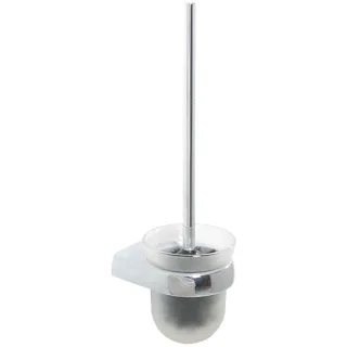 Bravat Metasoft WC-Wandgarnitur 818310 Glas satiniert, chrom