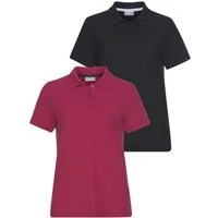 Eastwind Poloshirt (Packung, 2-tlg., 2er-Pack) figurumspielende Passform, Polokragen, Basic-Stil
