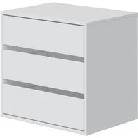 freiraum Schubkasteneinsatz Schubkasteneinsatz >Arc< in Weiß - 60x57x44 (BxHxT), in Weiß - 60x57x44 (BxHxT)