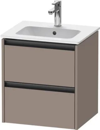 Duravit Ketho.2 Waschtischunterbau wandhängend Basalt Matt 510x420x549 mm - K25261043430000 K25261043430000