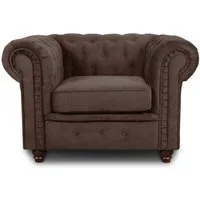 Sofnet Ohrensessel Asti 1, Chesterfield Sessel, Sofagarnitur, Glamour Couch
