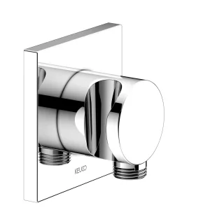 Keuco Schlauchanschluss IXMO 59592, Brausehalter, eckig, verchromt, 59592010002 59592010002