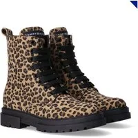 Tommy Hilfiger Schnürboots Reißverschlussboots, Herbstboots im angesagten Leo-Look