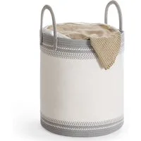 SONGMICS Wäschekorb,Wäschesammler für Kinder, Aufbewahrungskorb, für Decken, Kinderzimmer, mit Henkel, Kuscheltier Aufbewahrung, Schlafzimmer, 60 L
