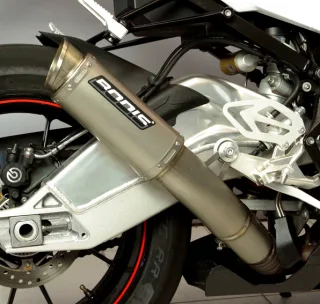 Sport Auspuff Bodis M-GP Full Titan 200mm BMW S 1000 RR Bj. 2015-2016 mit ABE