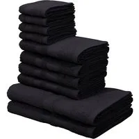 OTTO home Handtuch Set Vanessa, 10-tlg Handtuch-Set, weich, in Standard- und Premium-Qualität, Walkfrottee (Set, 10-St), 100% Baumwolle, Duschtücher, Handtücher, Gästetücher, mit Bordüre