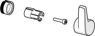 Hansa Temperatur-Wählgriff HANSA 1016154V, chrom, 1016154V 1016154V