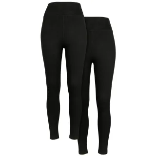 Urban Classics - Leggings 2er-Pack für Damen (Schwarz)