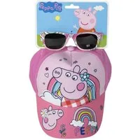 Peppa Pig Baseball Cap Kinder Accessoire Set Cap und Sonnenbrille