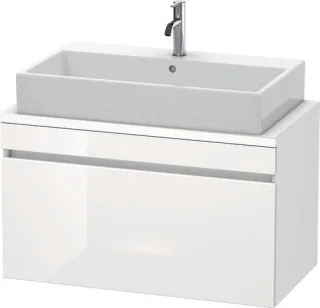 Duravit DuraStyle Konsolenwaschtischunterbau wandhängend Weiß Hochglanz & Matt 900x478x512 mm - DS53 DS530302218