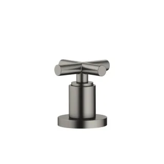 Dornbracht Tara. Seitenventil 20000892-99 rechtsschließend, kalt oder warm, Dark Platinum matt