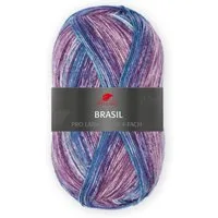 Pro Lana BRASIL 100 g Sockenwolle Häkelwolle, 420 m (Sockenwolle mit ausdrucksstarken Farbverläufen), 100 g
